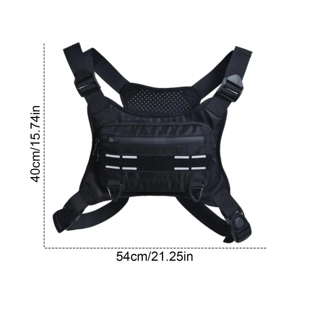 Sport Adjustable Running Vest with Phone Holder (Reflective)
