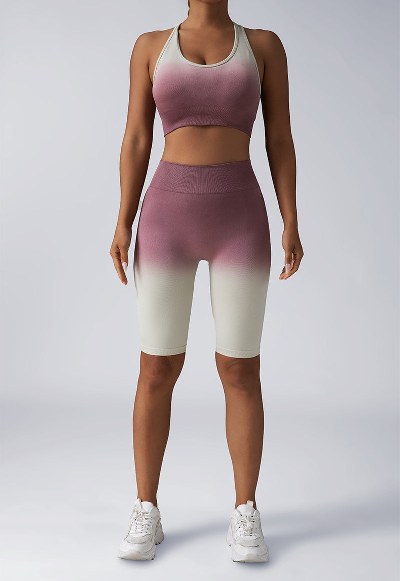 2 Piece Crop Tank Top Yoga Set