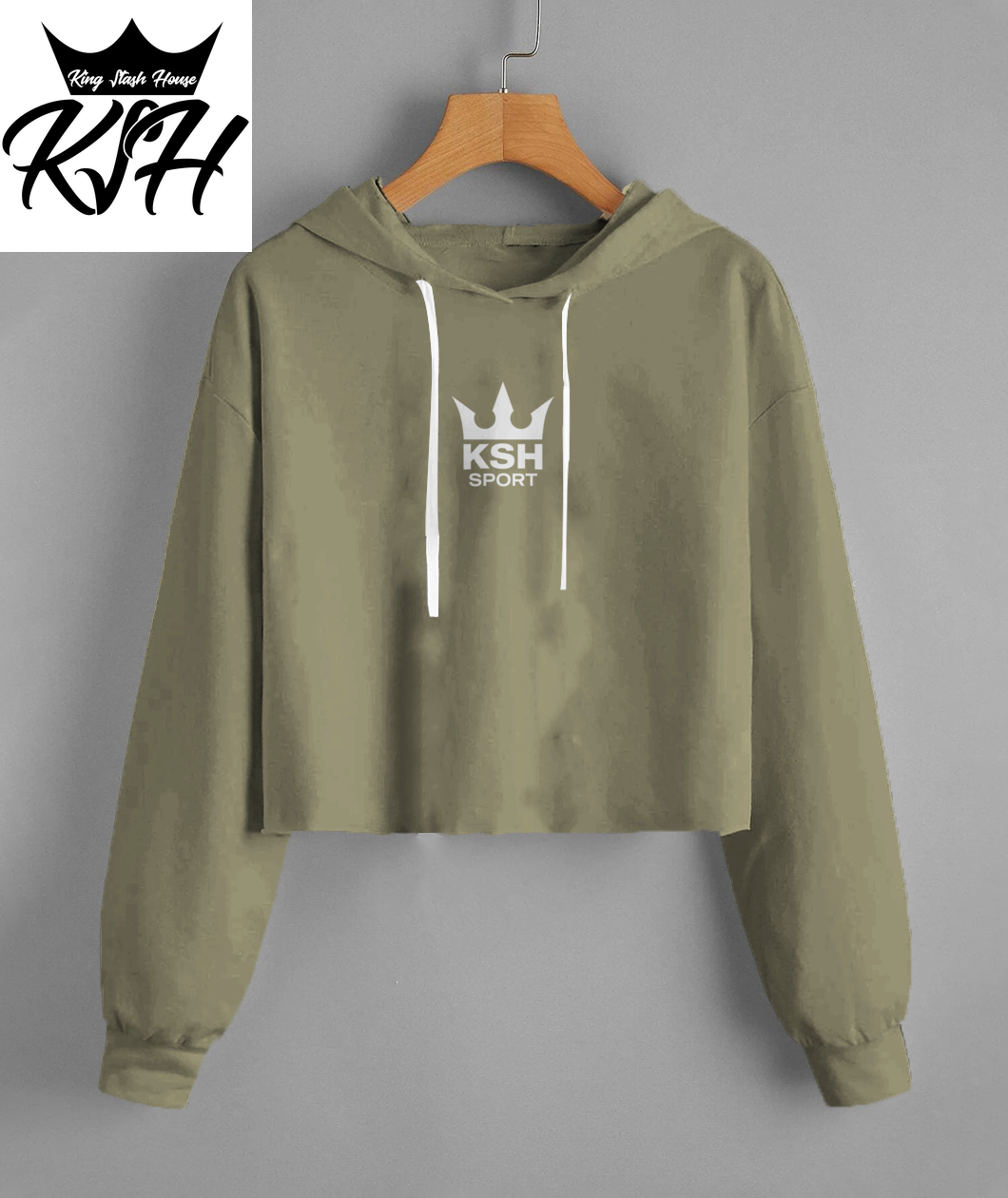 Lady'S Cropped Hoodie | Independent Trading Co. AFX64CRP