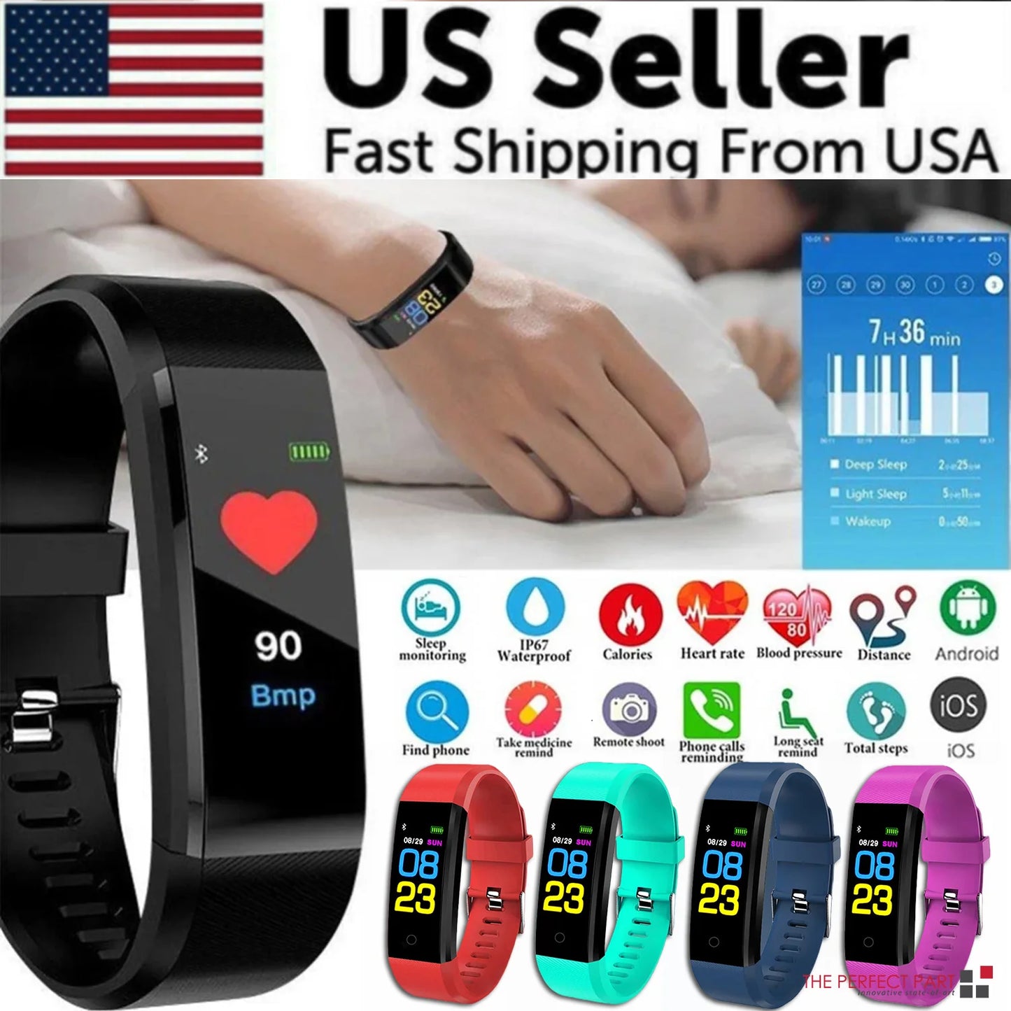 Fitness Smart Watch (Activity Tracker) 