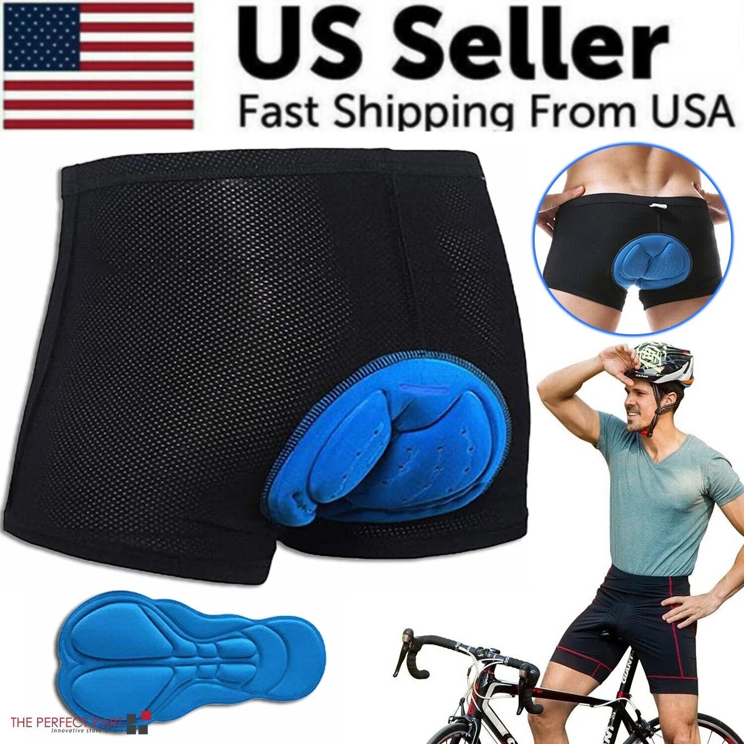 Protective Cycling Shorts - Sponge Gel 3D Padded