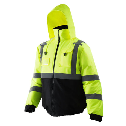 High Visibility Reflective Safety Jacket - Waterproof 
