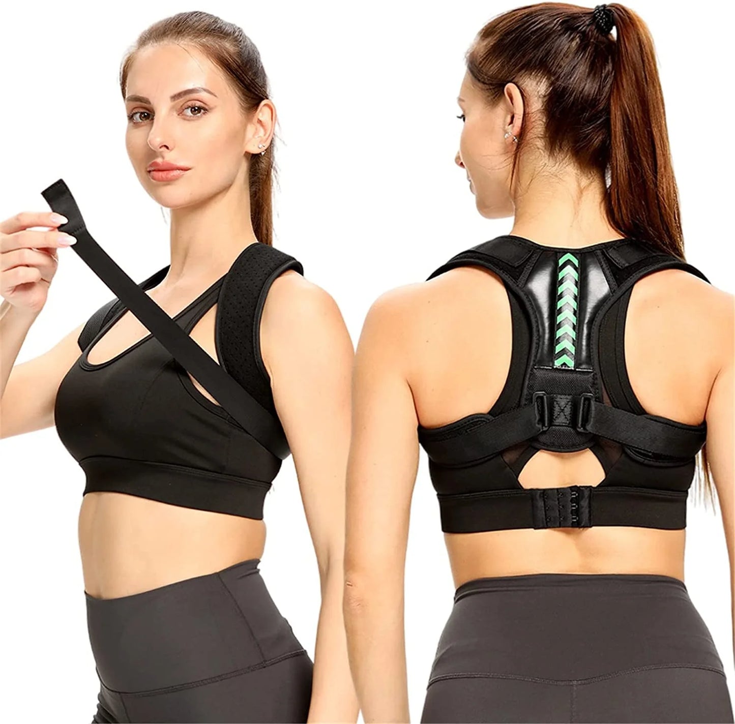 Posture Corrector Brace Belt - Shoulder & Back Pain Support