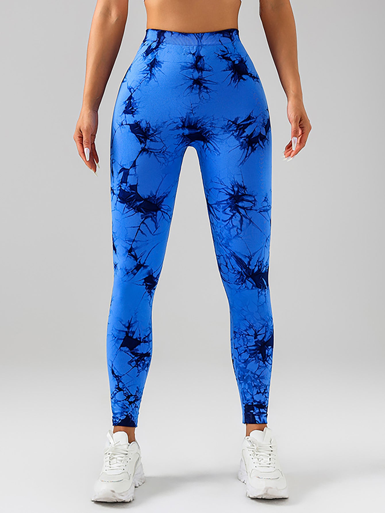 Tie Dye Leggings, Butt Lifting High Stretch Casual Fitness Yoga Pants
