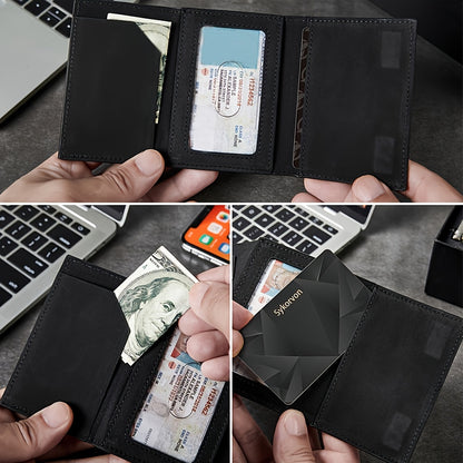 Airtag RFID Smart Pop-Up Slim Card Holder Wallet