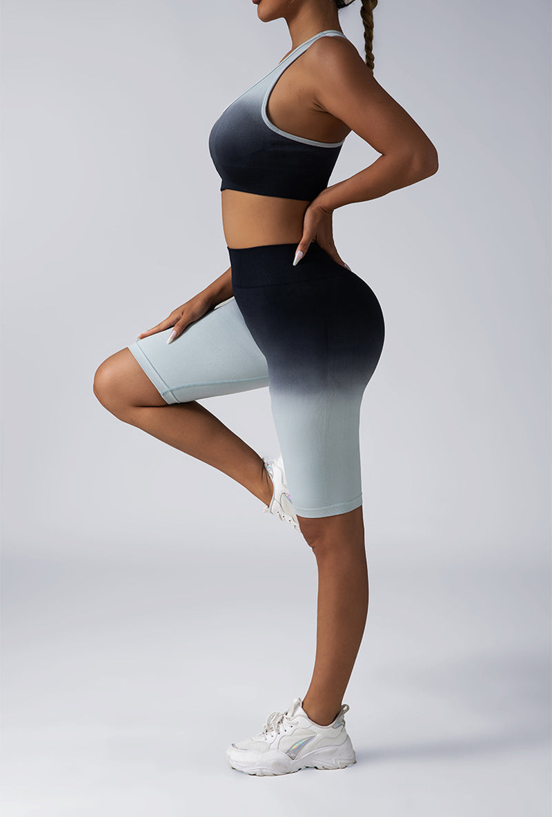 2 Piece Crop Tank Top Yoga Set