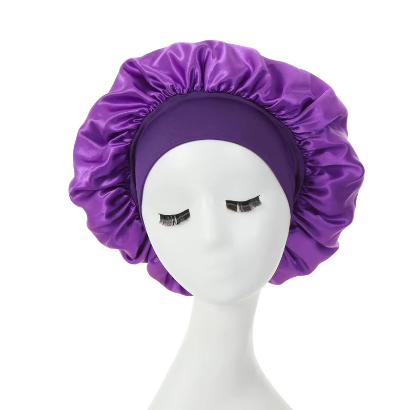 Popular Style Head Wrap Hair Protective Elastic Band Bonnet 