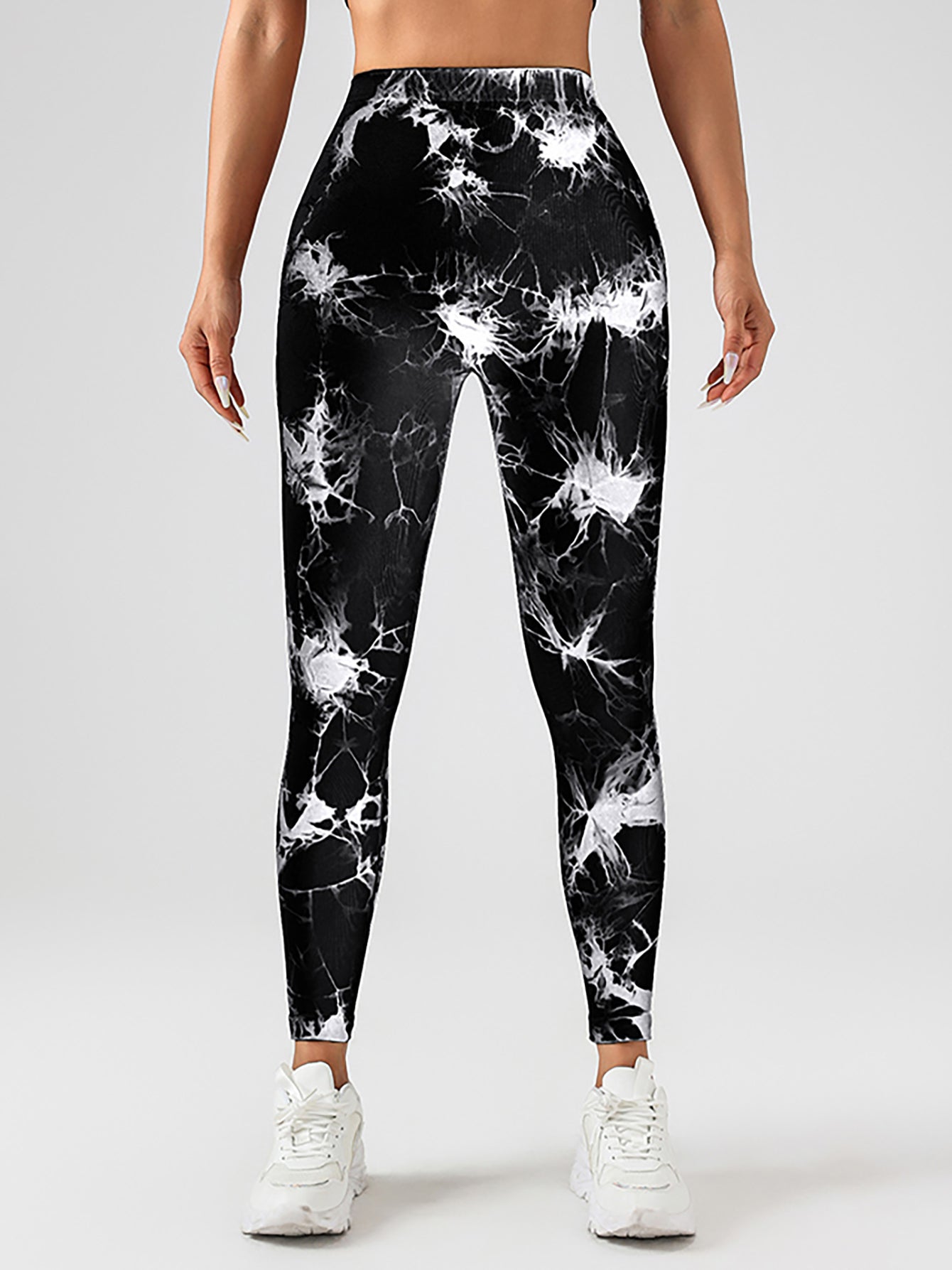 Tie Dye Leggings, Butt Lifting High Stretch Casual Fitness Yoga Pants