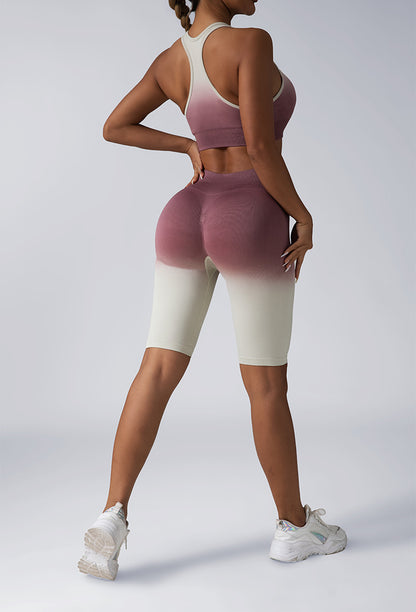 2 Piece Crop Tank Top Yoga Set