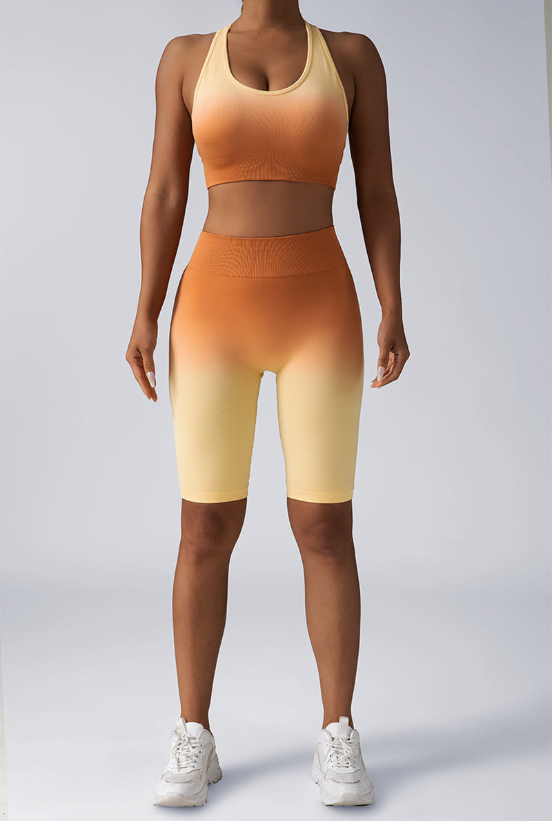 2 Piece Crop Tank Top Yoga Set