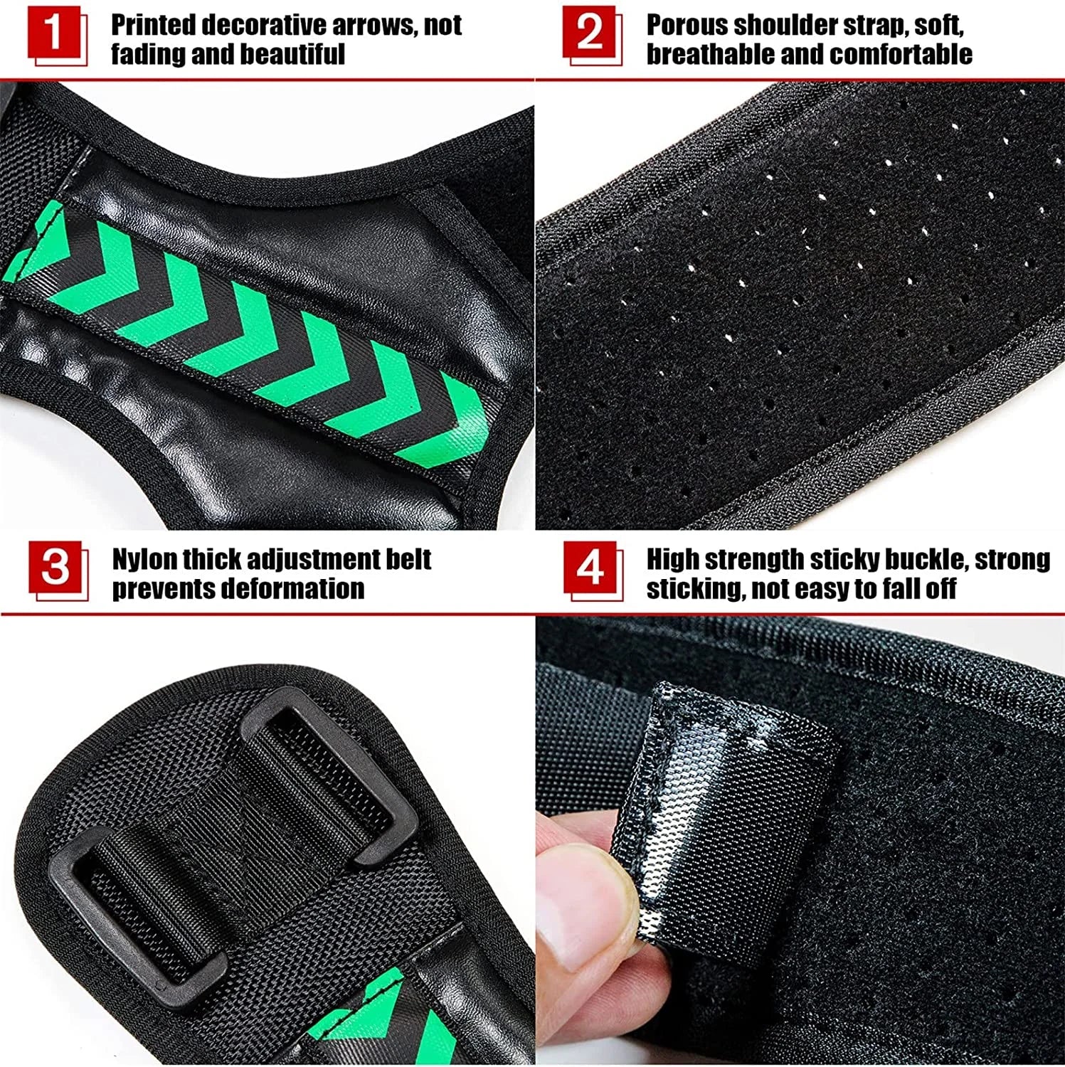 Posture Corrector Brace Belt - Shoulder & Back Pain Support