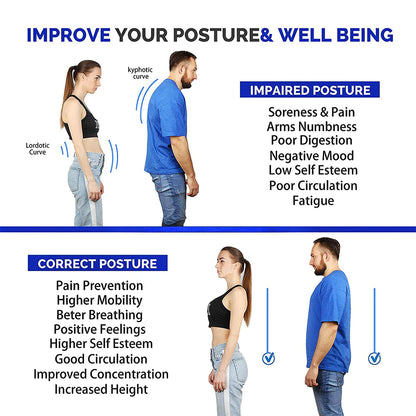 Posture Corrector Brace Belt - Shoulder & Back Pain Support