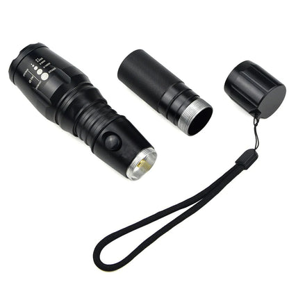Super LED Zoomable Tactical Flashlight 