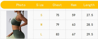 2 Piece Crop Tank Top Yoga Set