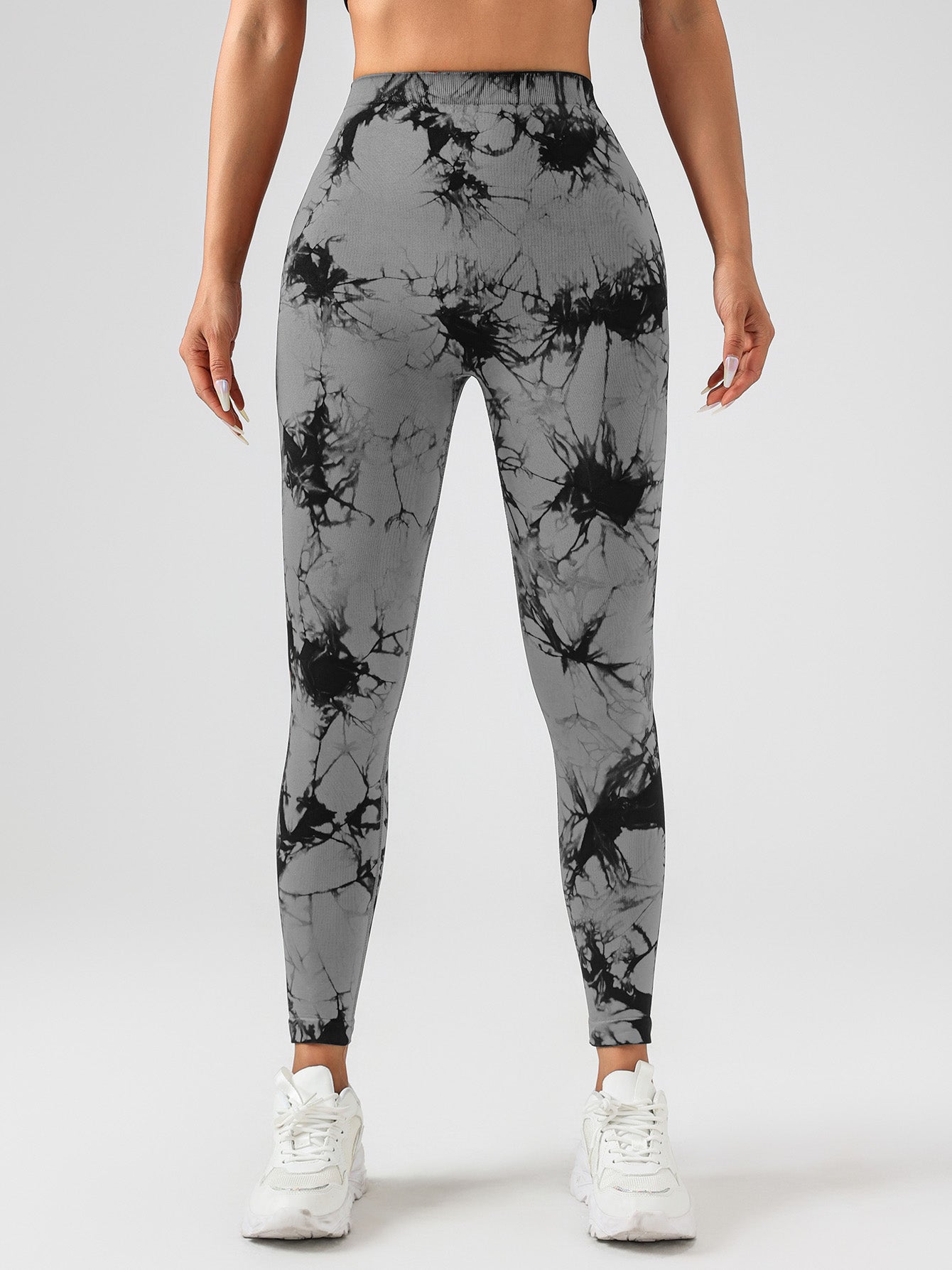 Tie Dye Leggings, Butt Lifting High Stretch Casual Fitness Yoga Pants