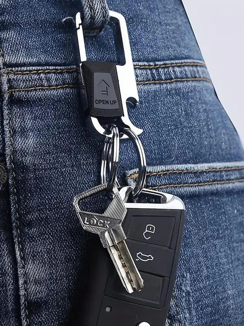 Beer Bottle Opener Metal Keychain 