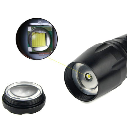 Super LED Zoomable Tactical Flashlight 