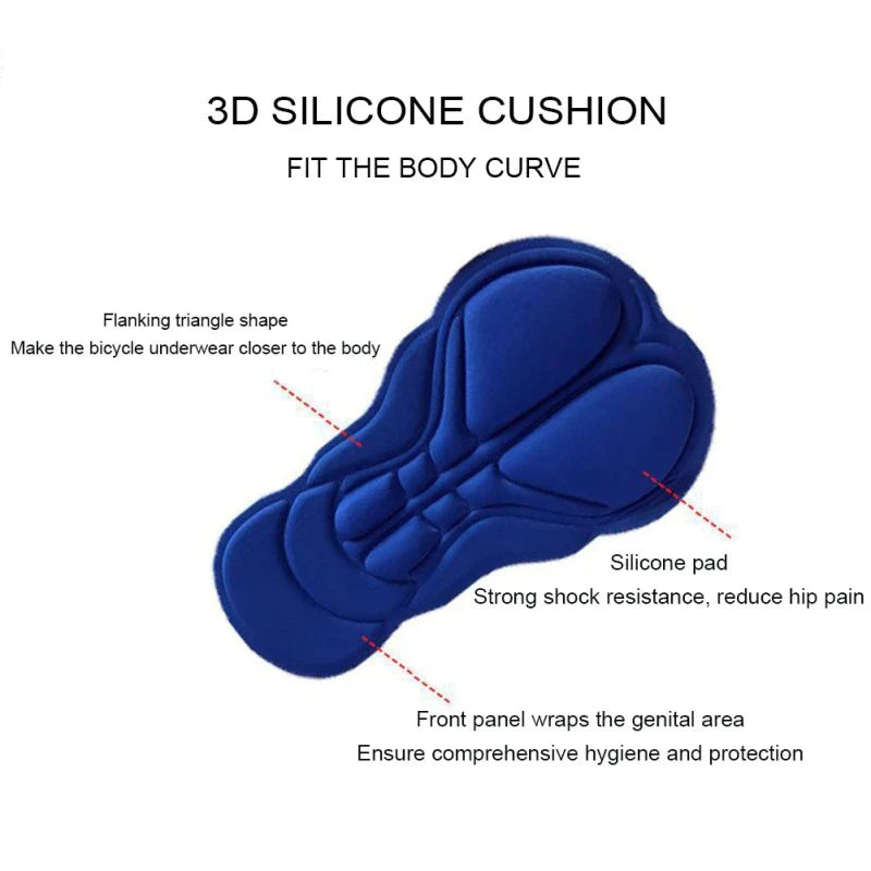 Protective Cycling Shorts - Sponge Gel 3D Padded