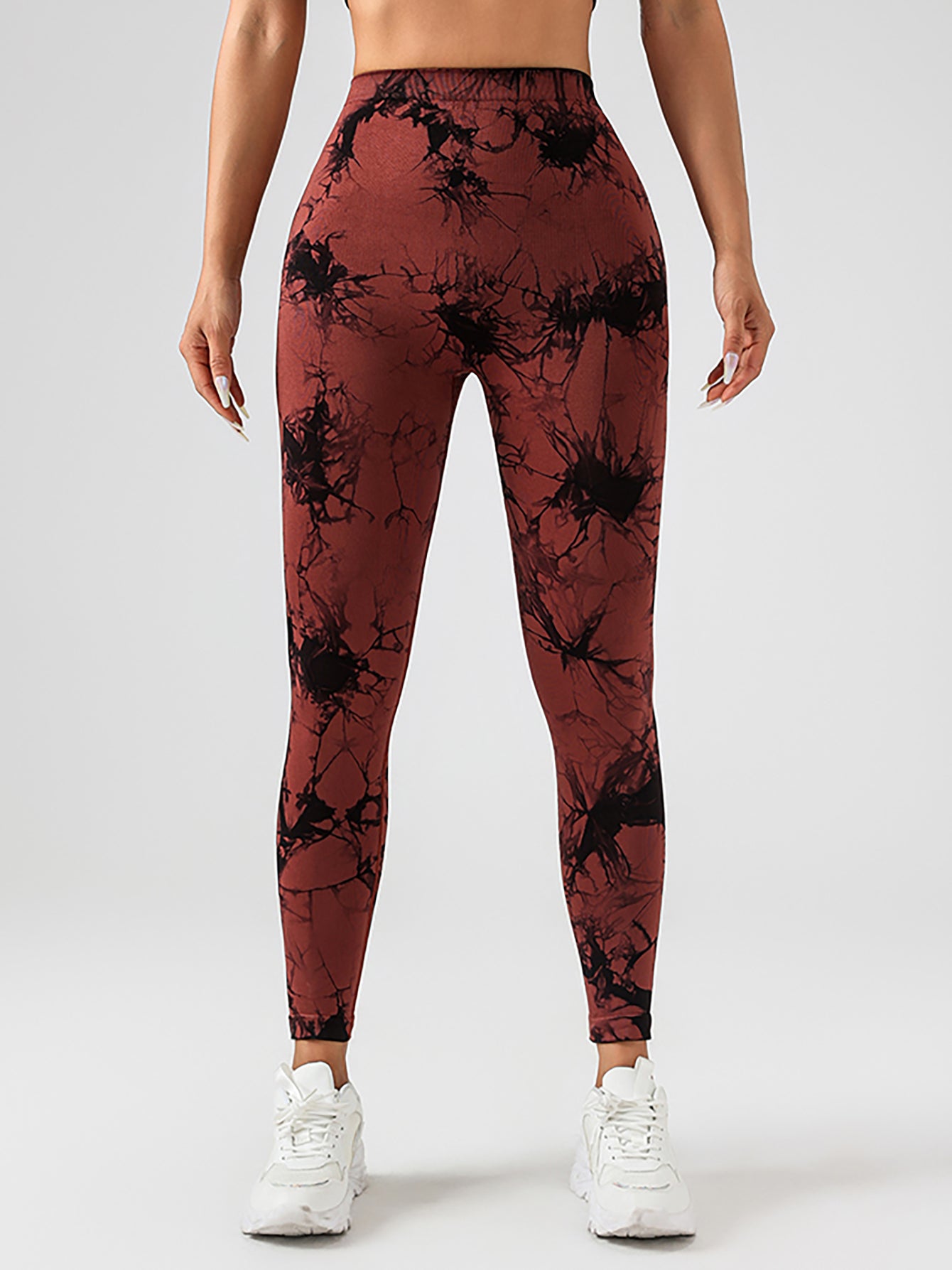 Tie Dye Leggings, Butt Lifting High Stretch Casual Fitness Yoga Pants
