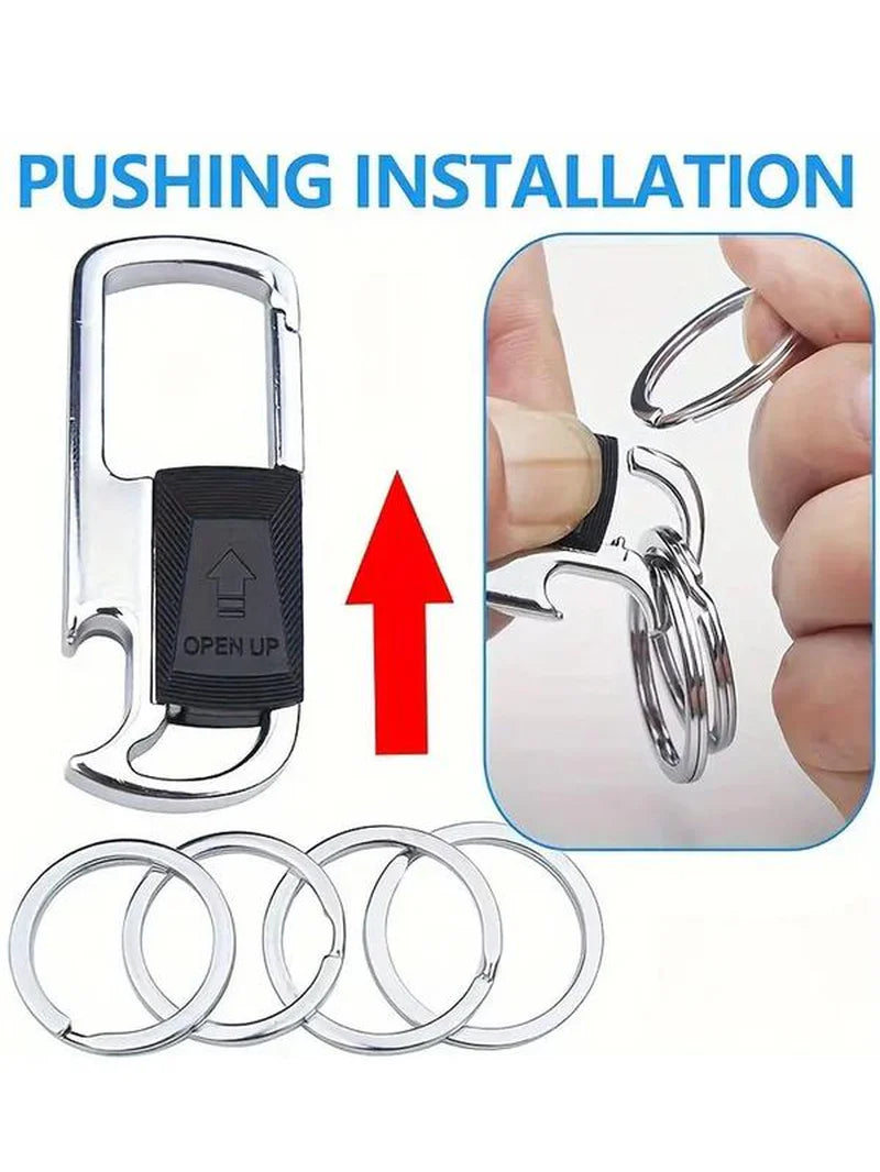 Beer Bottle Opener Metal Keychain 