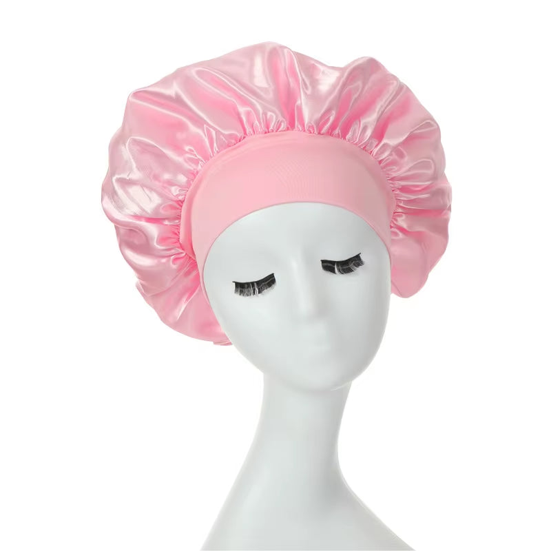 Popular Style Head Wrap Hair Protective Elastic Band Bonnet 