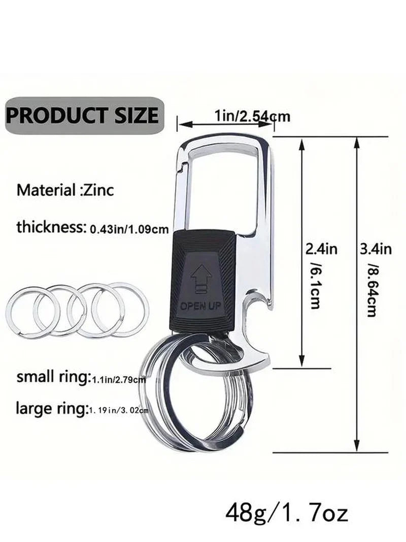 Beer Bottle Opener Metal Keychain 