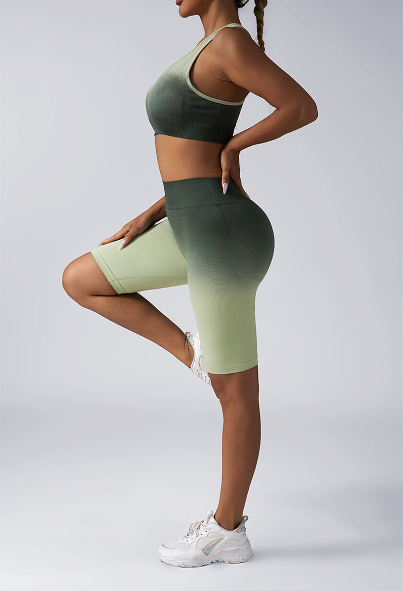 2 Piece Crop Tank Top Yoga Set