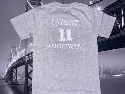 Latest Addition Jersey T-Shirt Special Grey