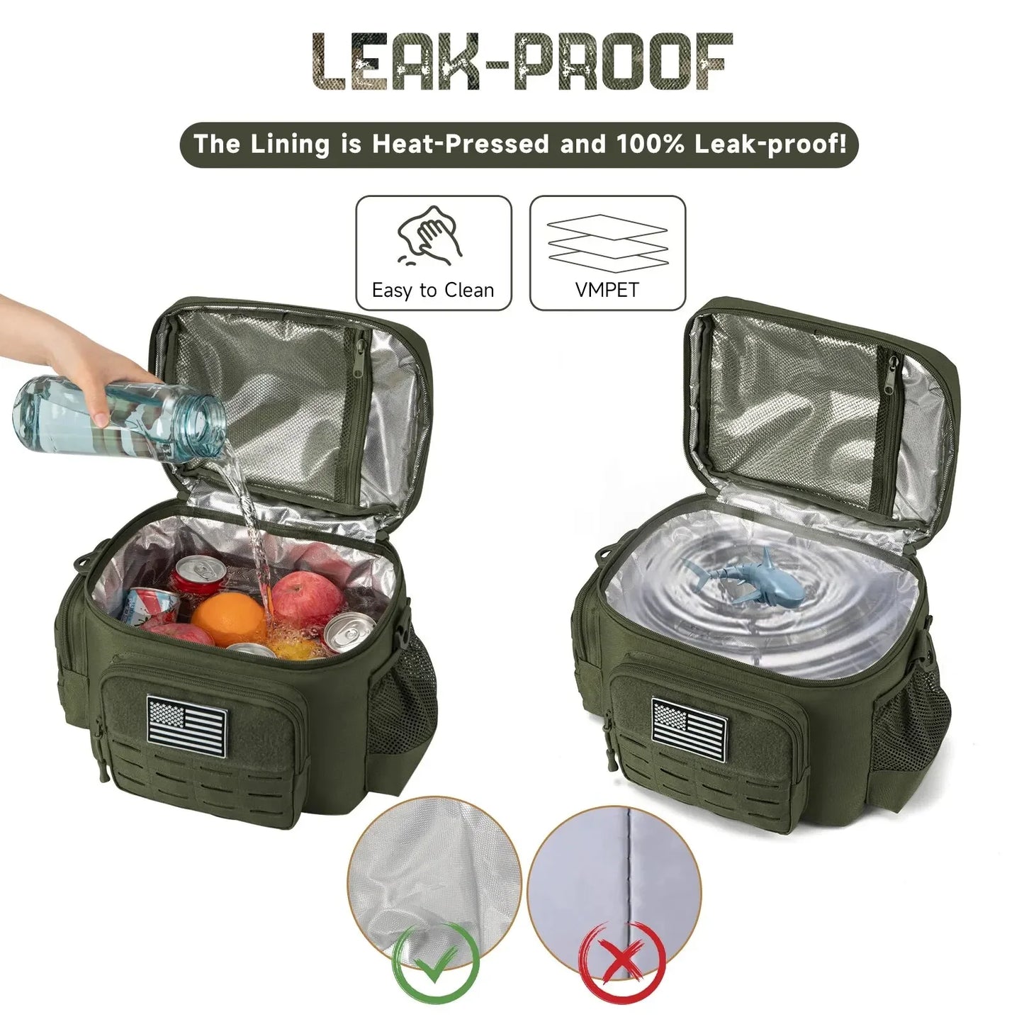 Leakproof Insulated Durable Thermal Cooler Bag 