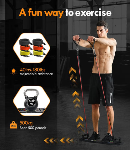 Portable Pilates Fitness Exercise Bar 