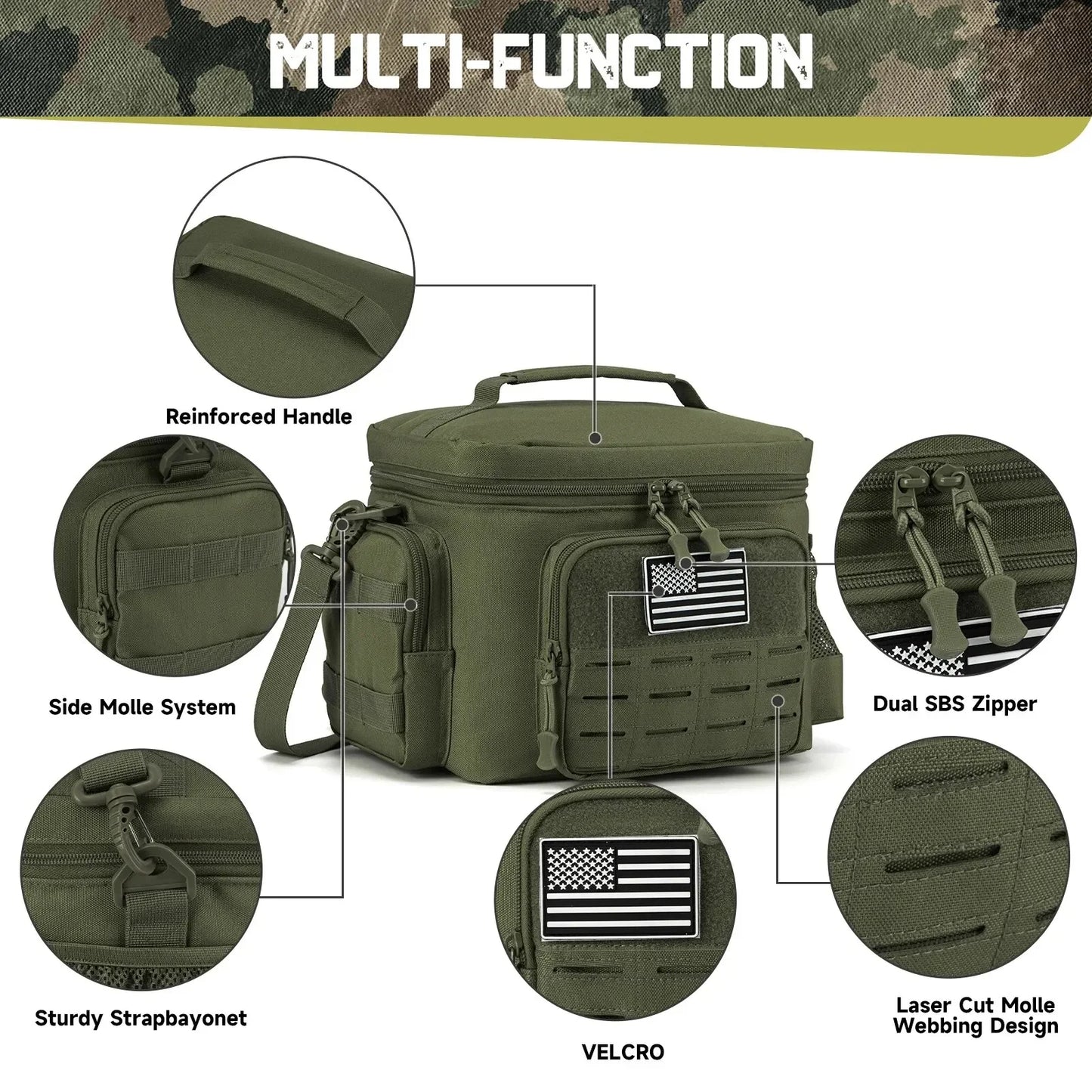 Leakproof Insulated Durable Thermal Cooler Bag 