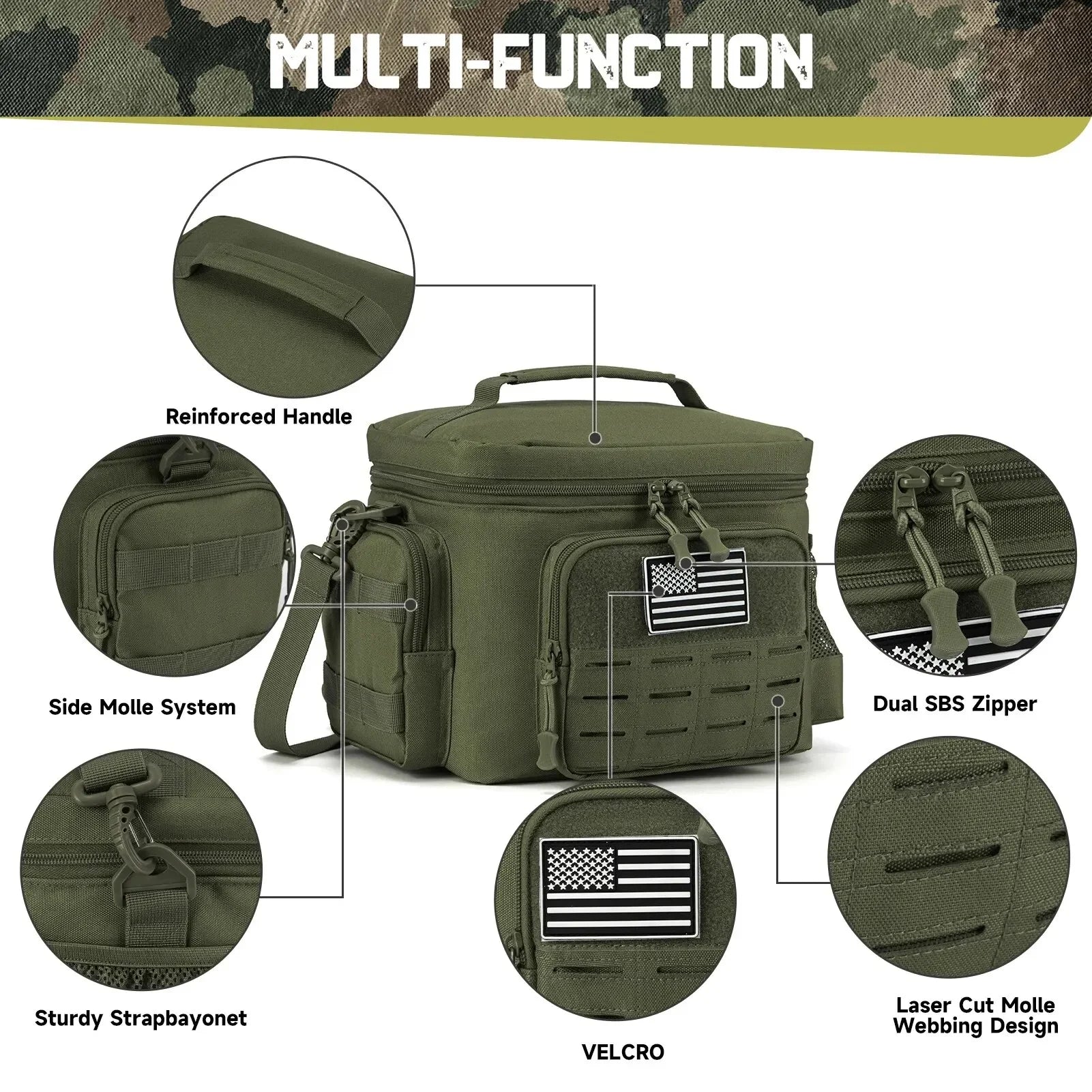 Leakproof Insulated Durable Thermal Cooler Bag 
