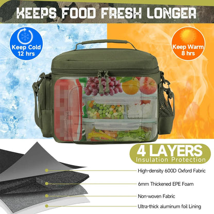 Leakproof Insulated Durable Thermal Cooler Bag 