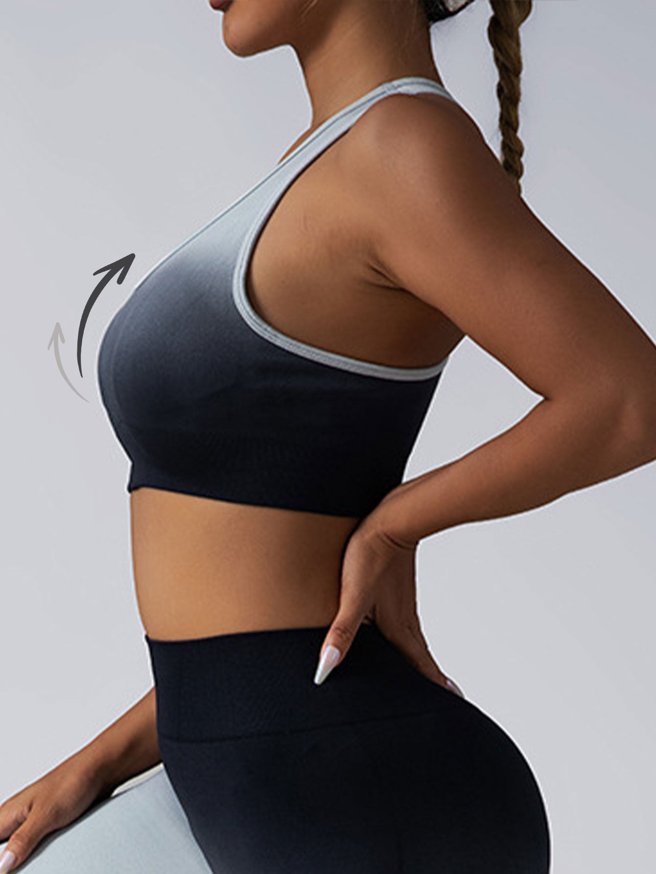 Super Comfort Thin Strap Wire Free Padded Sport Bras (2 Pack)