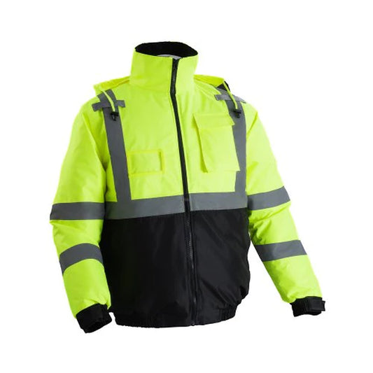 High Visibility Reflective Safety Jacket - Waterproof 