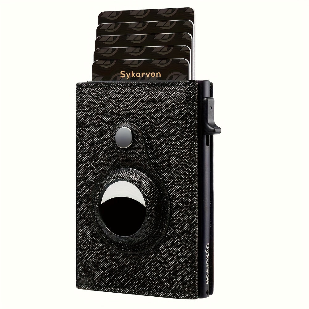 Airtag RFID Smart Pop-Up Slim Card Holder Wallet