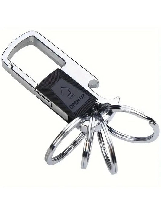 Beer Bottle Opener Metal Keychain 