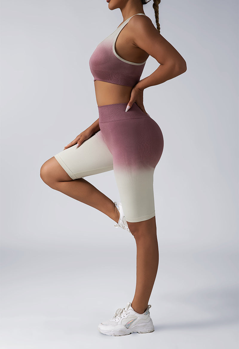 2 Piece Crop Tank Top Yoga Set