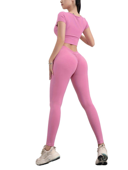 Ultra-Soft Comfort Fit, Solid Color Sports Leggings