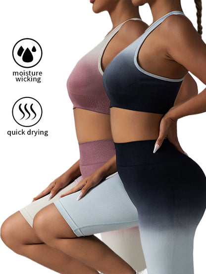 Super Comfort Thin Strap Wire Free Padded Sport Bras (2 Pack)