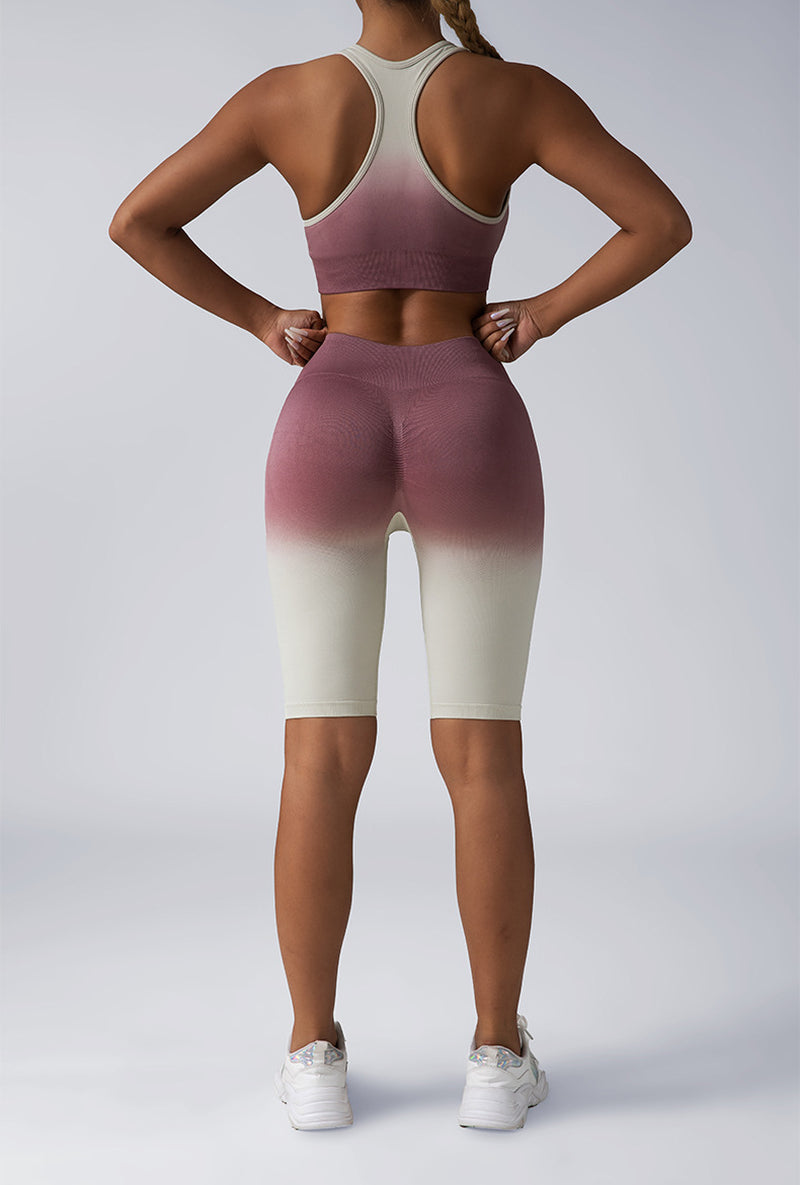 2 Piece Crop Tank Top Yoga Set