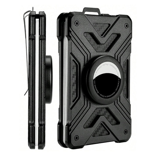 Airtag Slim with RFID Blocking Metal Tactical Wallet Money Clip