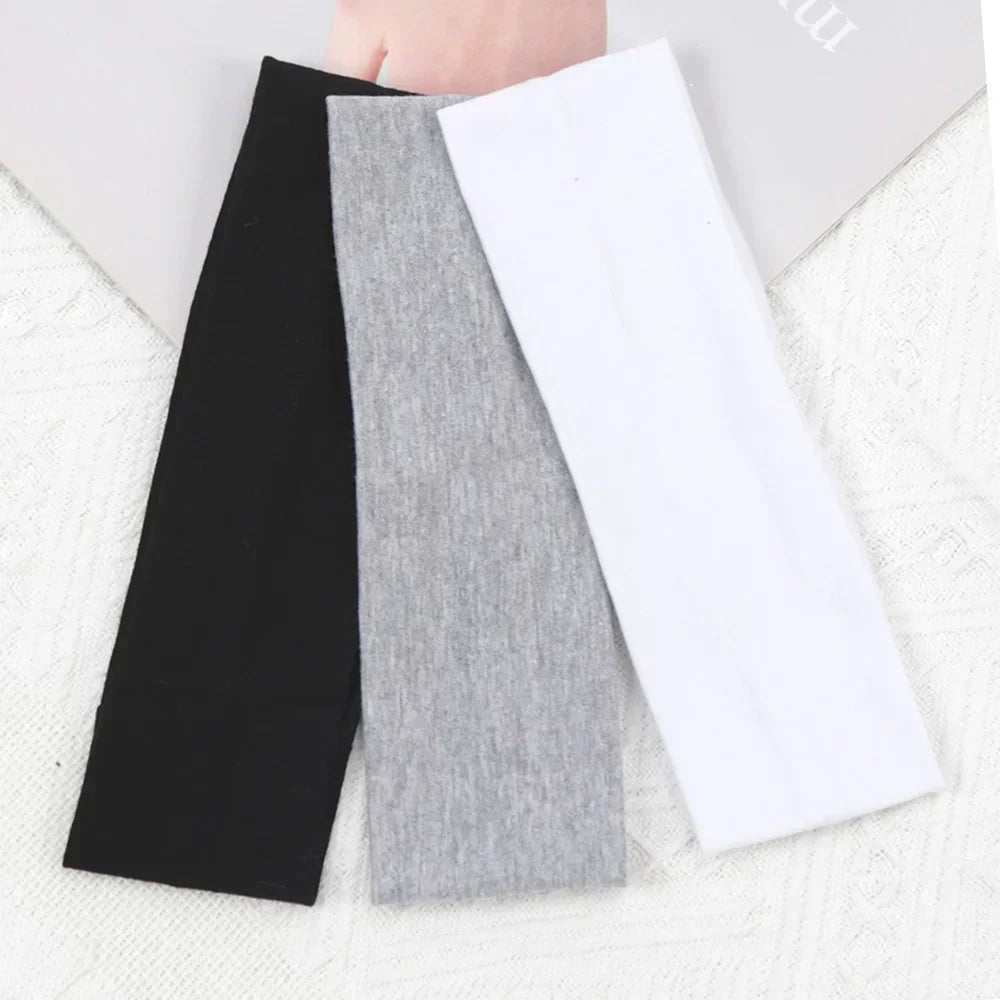 3Pcs Elastic Solid Color Hair Bands for Women and Men Hairband Running Fitness Sports Yoga Headbands Girls Head Band Accessories