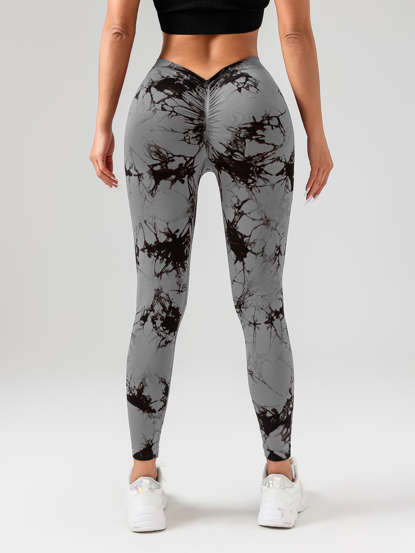 Tie Dye Leggings, Butt Lifting High Stretch Casual Fitness Yoga Pants
