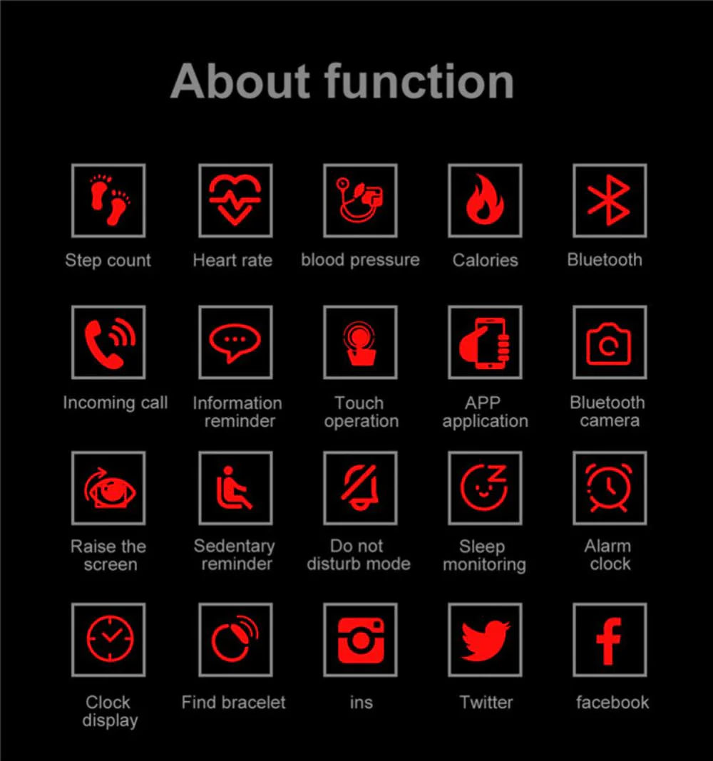 Fitness Smart Watch (Activity Tracker) 