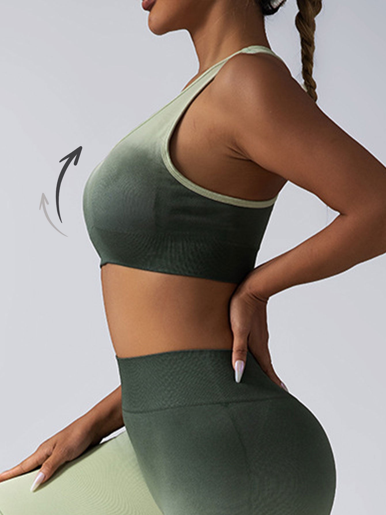 Super Comfort Thin Strap Wire Free Padded Sport Bras (2 Pack)