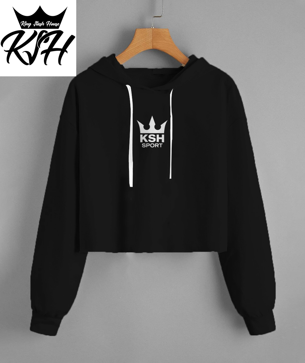 Lady'S Cropped Hoodie | Independent Trading Co. AFX64CRP