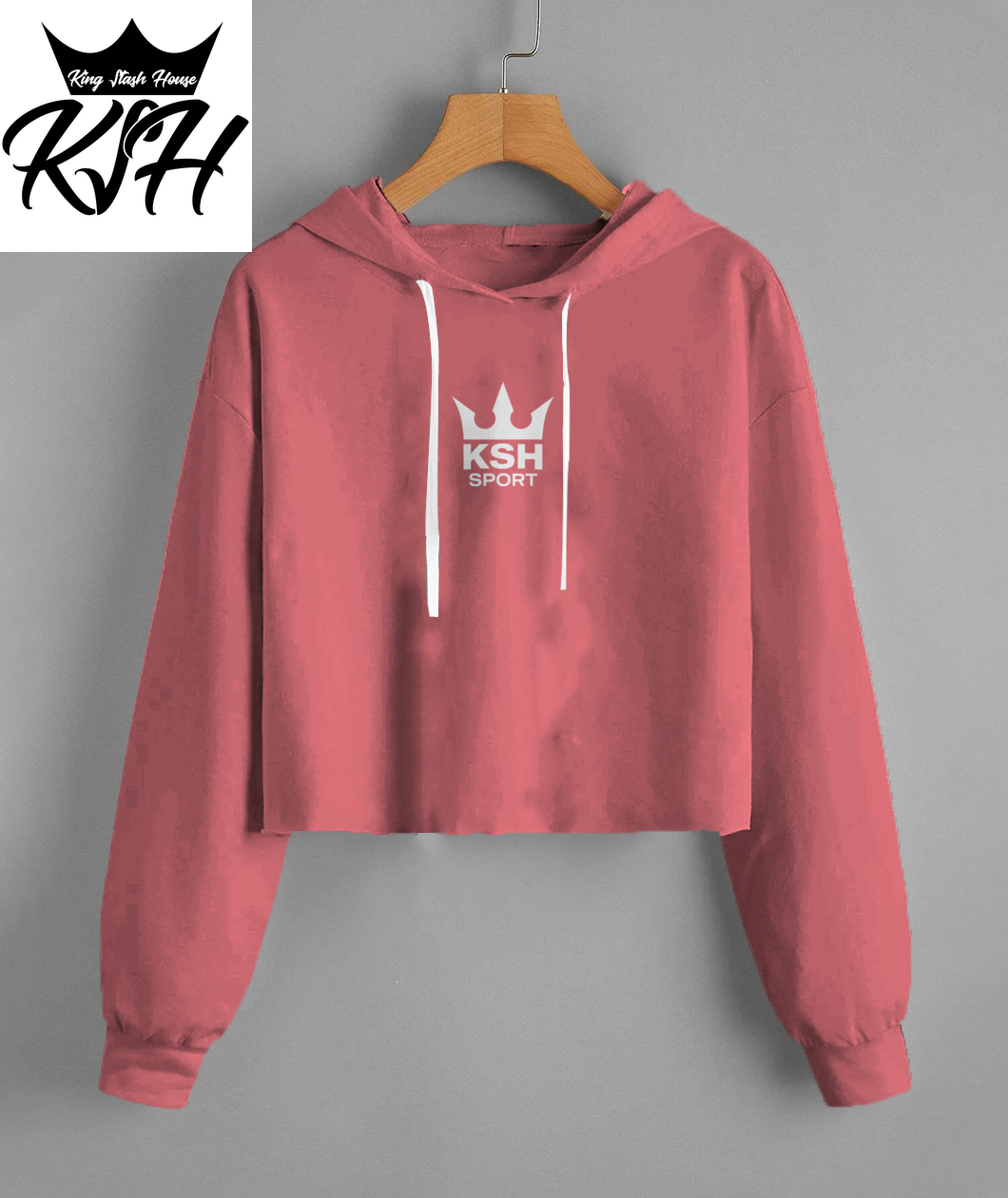 Lady'S Cropped Hoodie | Independent Trading Co. AFX64CRP