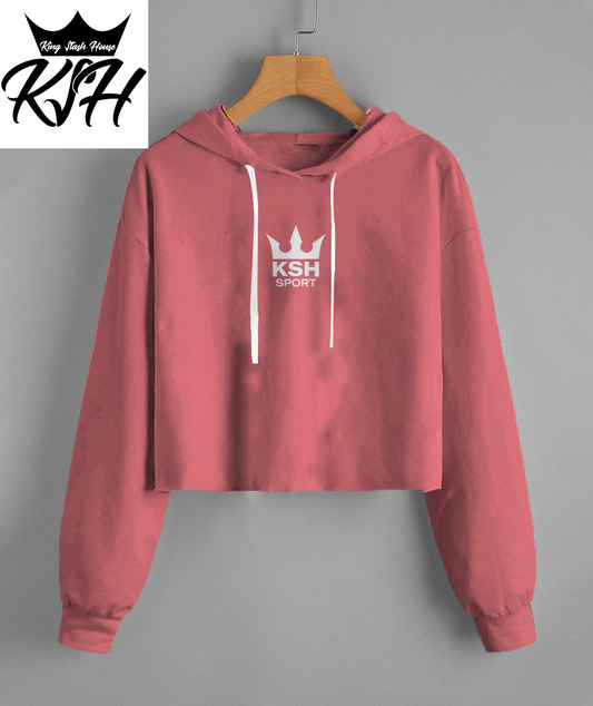 Lady'S Cropped Hoodie | Independent Trading Co. AFX64CRP